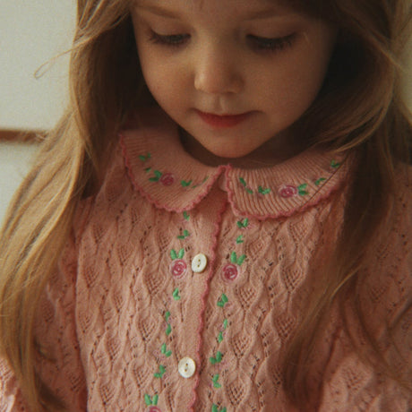 Konges Sløjd - Rosier cardigan - Light Rose | Scout & Co