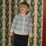 Konges Sløjd - Billi knit cardigan - Blue multi
