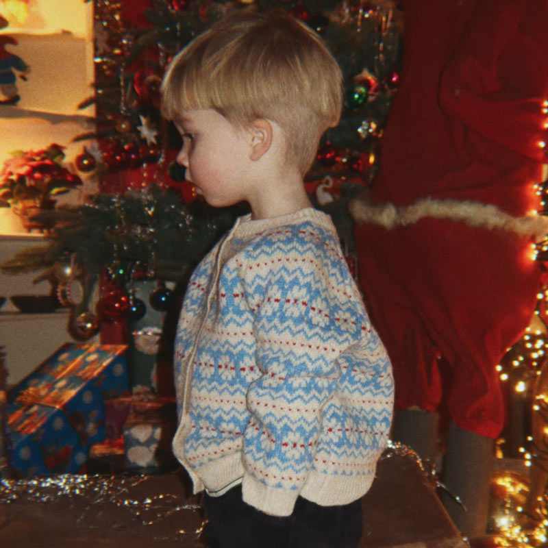 Konges Sløjd - Billi knit cardigan - Blue multi