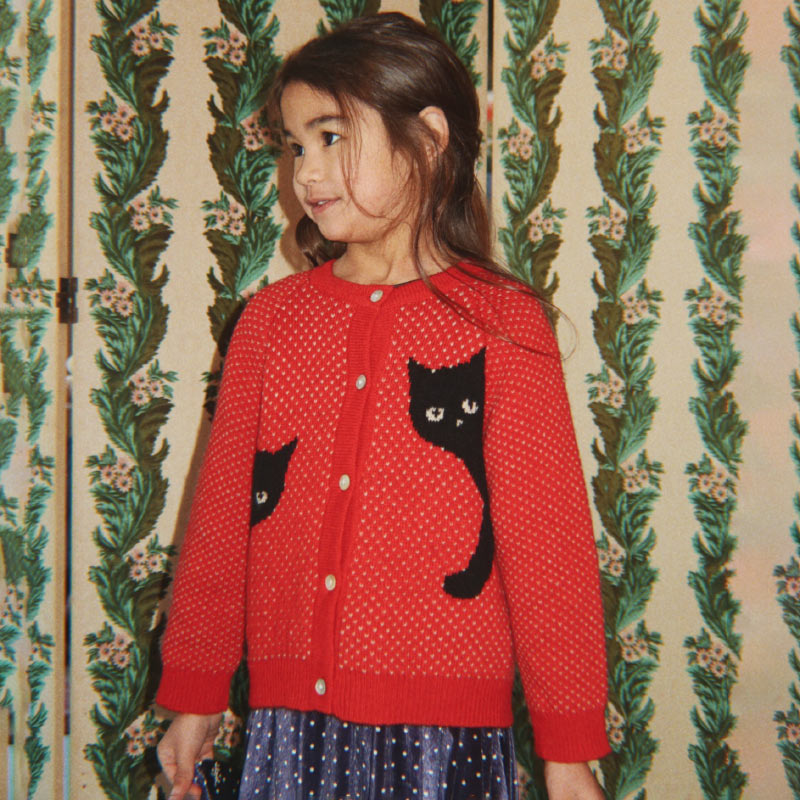Konges Sløjd - Belou knit cardigan - Cat Rouge | Scout & Co