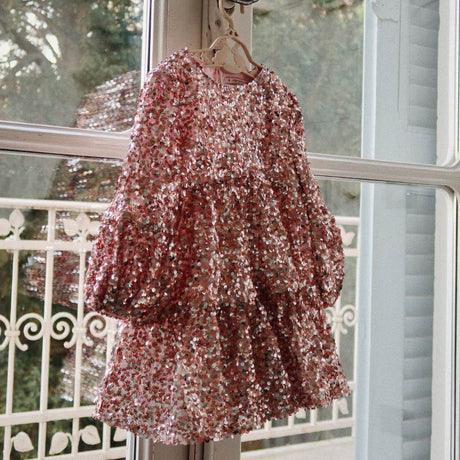 Konges Sløjd - Lila sequins dress - Grey / Rosa | Scout & Co