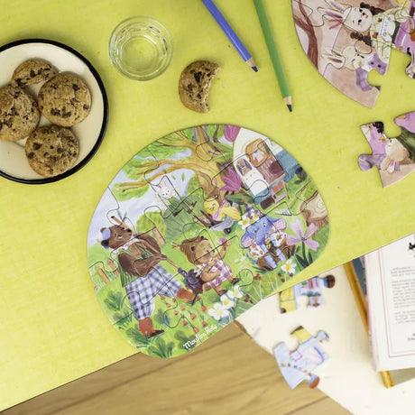 Moulin Roty - Les Minouchkas - Une Belle Journée - 4 mini jigsaw puzzles | Scout & Co