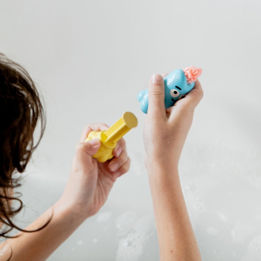 Nailmatic Kids - Pataploof Bath & Shower Dough set - Blue & Pink Ploofy & Bloop | Scout & Co