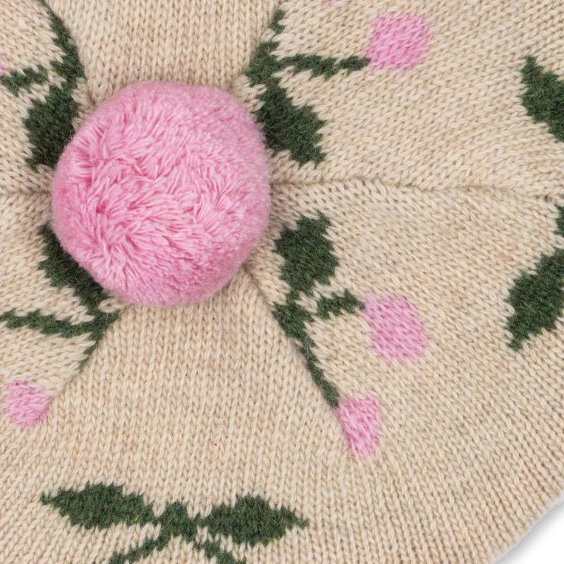 Konges Sløjd - Belou knit beret - Cherry | Scout & Co