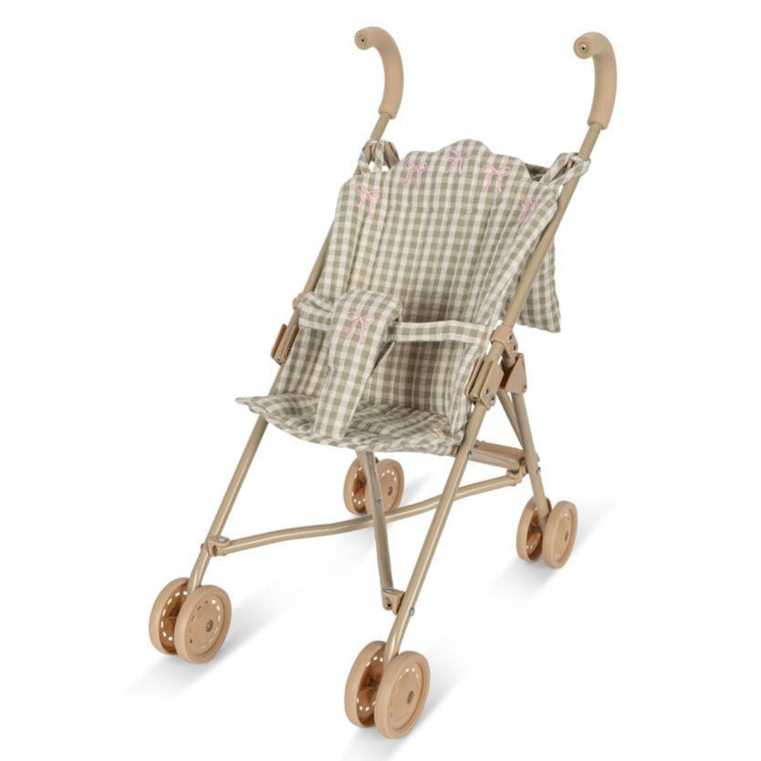 Konges Sløjd Doll Stroller Tea Check UK Stockist Scout Co