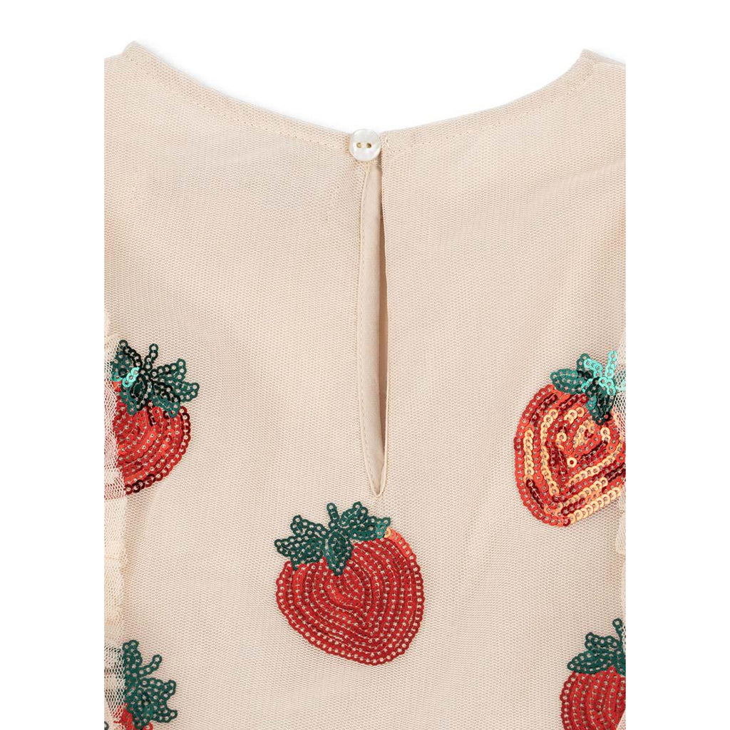 Konges Sløjd - Yvonne frill dress - Strawberry | Scout & Co