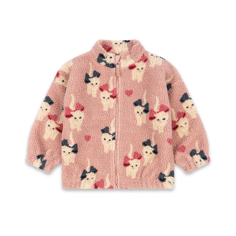 Konges Sløjd - Jody teddy jacket - Bow Kitty | Scout & Co