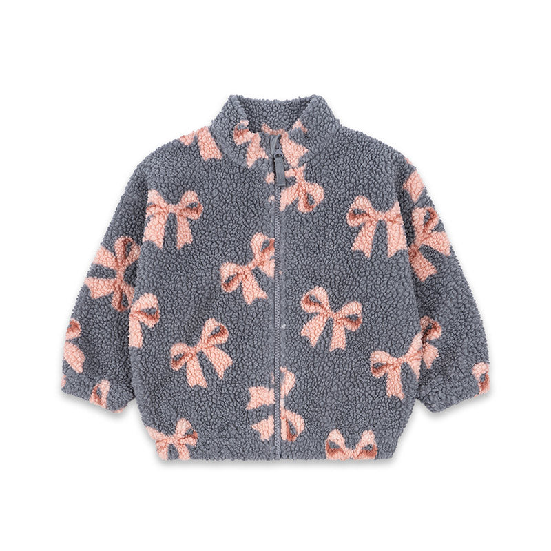 Konges Sløjd - Jody teddy jacket - Bella Blue Bow | Scout & Co