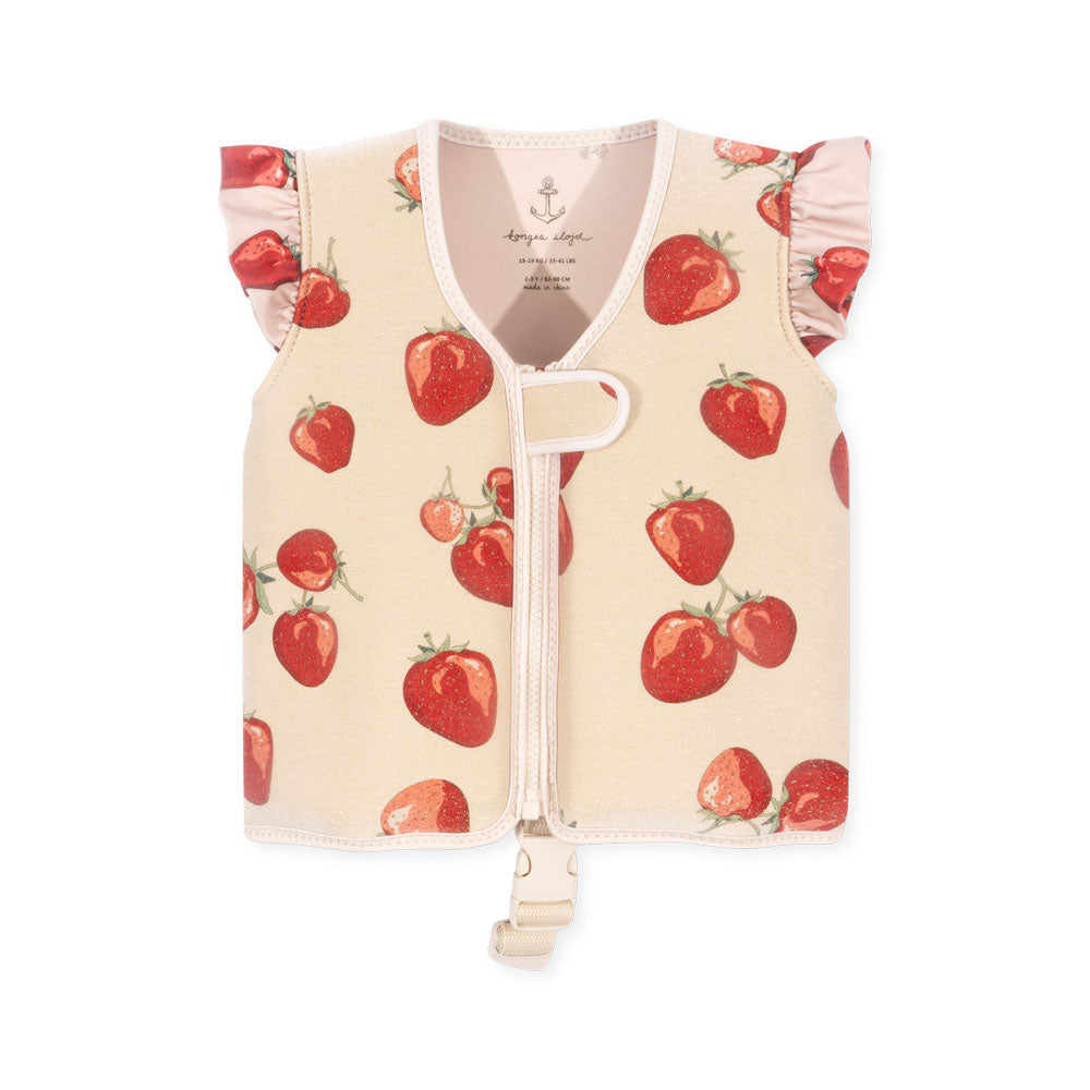 Konges Sløjd - Avery frill float vest - Fragola strawberry | Scout & Co