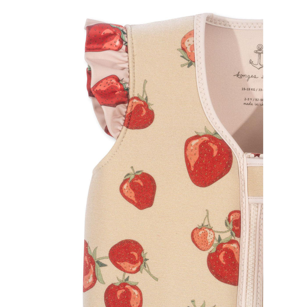 Konges Sløjd - Avery frill float vest - Fragola strawberry | Scout & Co