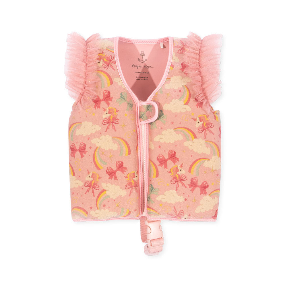 Konges Sløjd - Amelia frill float vest - Rainbow Bow | Scout & Co