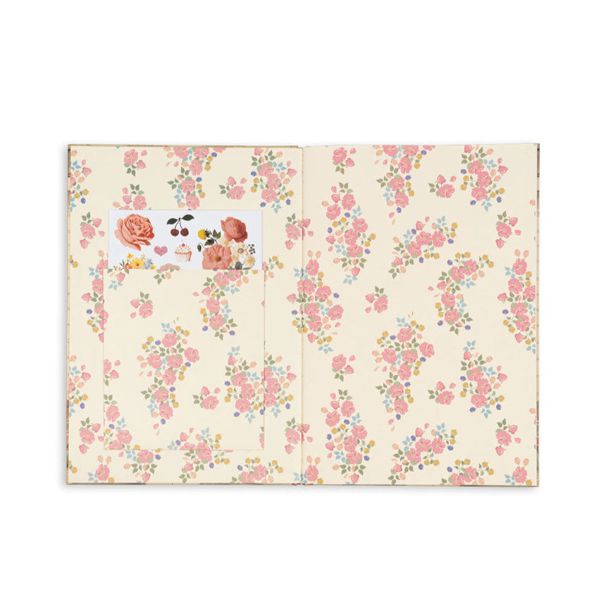 Konges Sløjd - Colouring book with stickers - House Of Flowers | Scout & Co