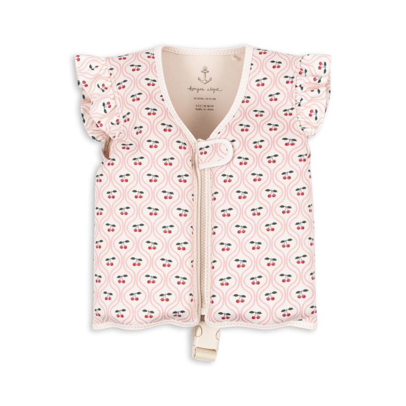 Konges Sløjd - Avery frill float vest - Cherry Pink Motif | Scout & Co