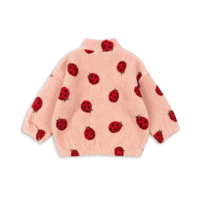 Konges Sløjd - Jody teddy jacket - Ladybug Pink | Scout & Co