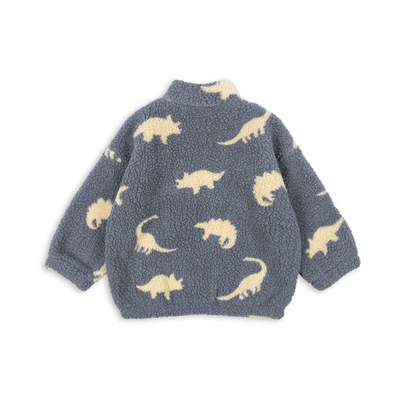 Konges Sløjd - Jody teddy jacket - Dino Mist | Scout & Co