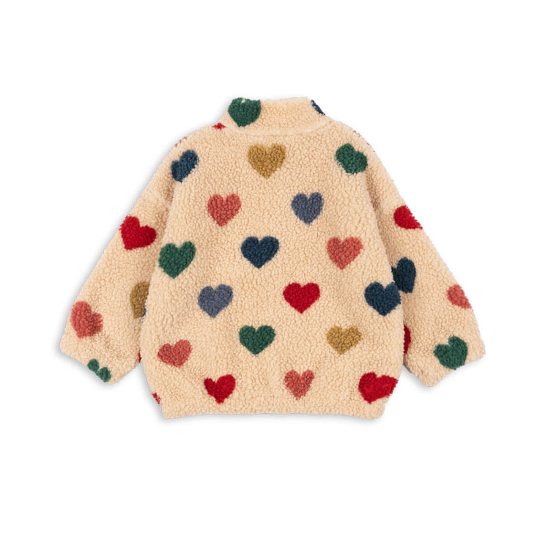 Konges Sløjd - Jody teddy jacket - Bon Coeur Coloré | Scout & Co