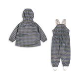Konges Sløjd - Rainy Palme rain set - Laurel Blue Check | Scout & Co