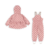Konges Sløjd - Rainy Palme girl rain set - Amour Pink | Scout & Co