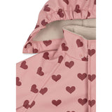 Konges Sløjd - Rainy Palme girl rain set - Amour Pink | Scout & Co