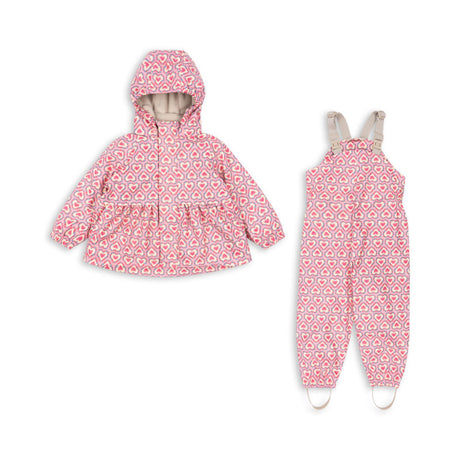 Konges Sløjd - Rainy Palme girl rain set - Felice Rose | Scout & Co