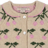 Konges Sløjd - Belou knit collar cardigan - Cherry | Scout & Co
