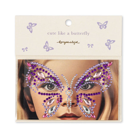 Konges Sløjd - Butterfly face jewels - Purple Rain | Scout & Co