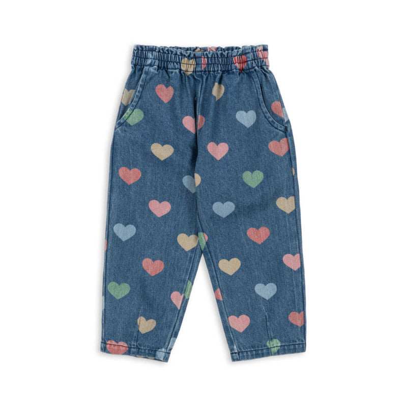 Konges Sløjd - Magot denim frill pants - Bon Coeur Coloré | Scout & Co
