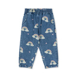 Konges Sløjd - Magot denim frill pants - Rainbow | Scout & Co