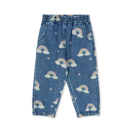 Konges Sløjd - Magot denim frill pants - Rainbow | Scout & Co