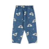 Konges Sløjd - Magot denim frill pants - Rainbow | Scout & Co