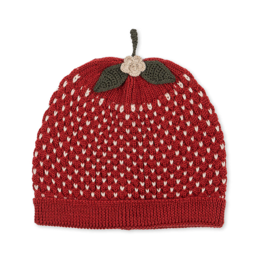 Konges Sløjd - Strawberry knit beanie hat