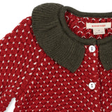 Konges Sløjd - Strawberry knit cardigan - Barbados Cherry