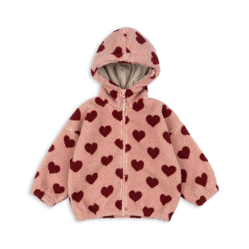 Konges Sløjd - Jody teddy hoodie - Coeur Mellow | Scout & Co