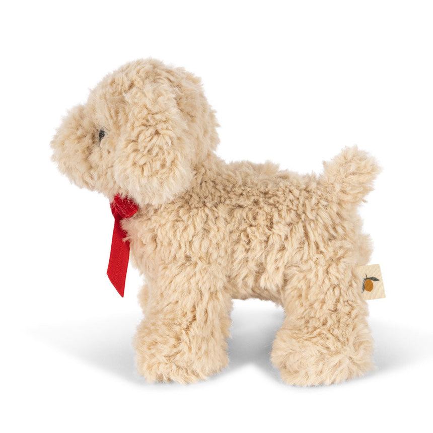 Konges Sløjd - Baby animal soft toy - Beige puppy | Scout & Co