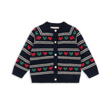 Konges Sløjd - Belou knit cardigan - Heart | Scout & Co