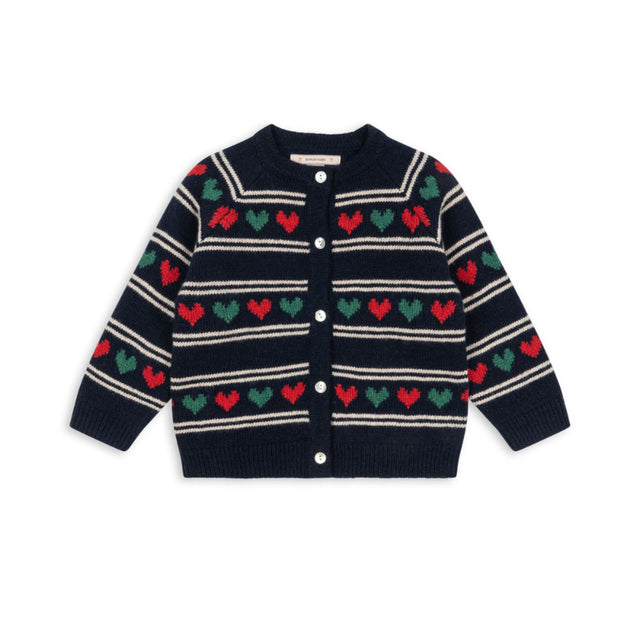 Konges Sløjd - Belou knit cardigan - Heart | Scout & Co