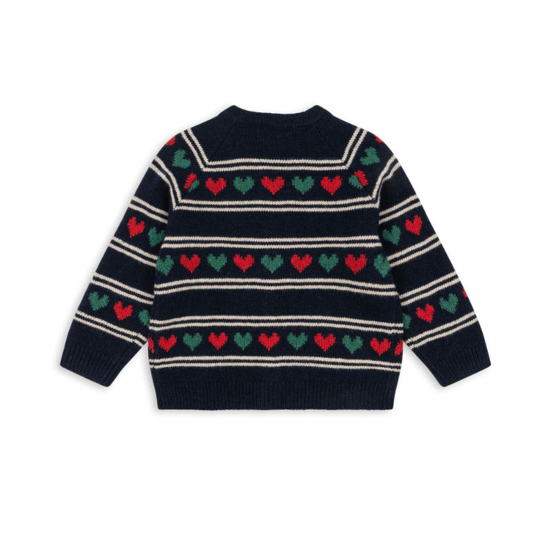 Konges Sløjd - Belou knit cardigan - Heart | Scout & Co