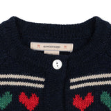Konges Sløjd - Belou knit cardigan - Heart | Scout & Co