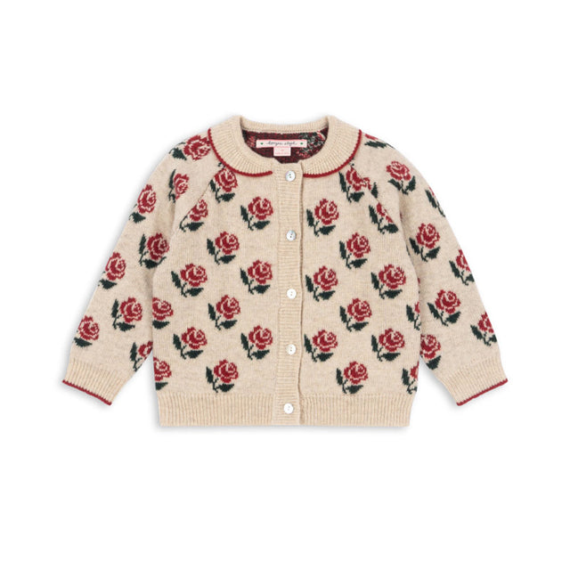 Konges Sløjd - Belou knit collar cardigan - Rose | Scout & Co
