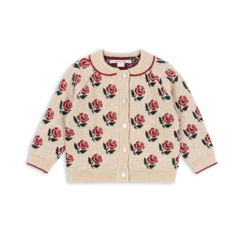 Konges Sløjd - Belou knit collar cardigan - Rose | Scout & Co