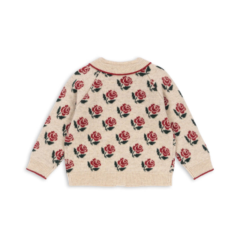 Konges Sløjd - Belou knit collar cardigan - Rose | Scout & Co