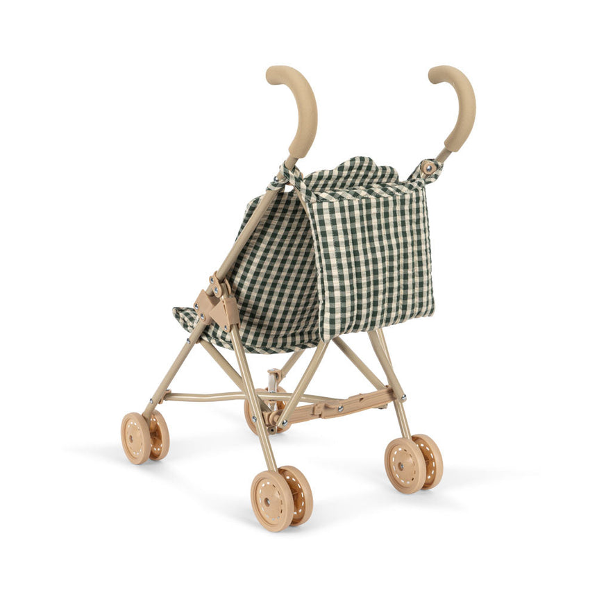 Konges Sløjd - Cheeky Doll stroller - Smoke Pine Check | Scout & Co