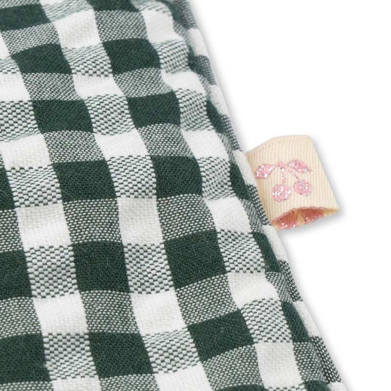 Konges Sløjd - Doll bedding - Green Check | Scout & Co