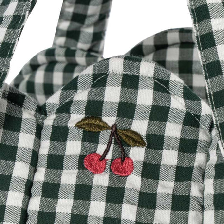 Konges Sløjd - Doll lift carrier - Green Check | Scout & Co