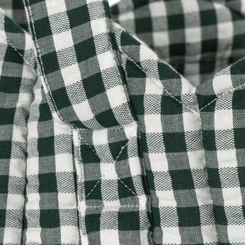 Konges Sløjd - Doll lift carrier - Green Check | Scout & Co