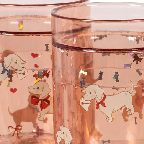 Konges Sløjd - Glitter cups - set of 2 - Woof Letter Rose | Scout & Co