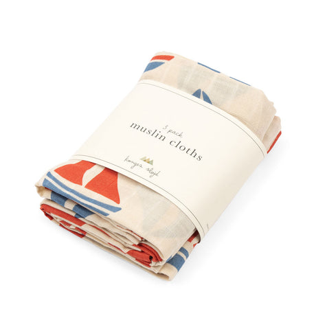 Konges Sløjd - Muslin cloths 3 pack - Ahoy | Scout & Co