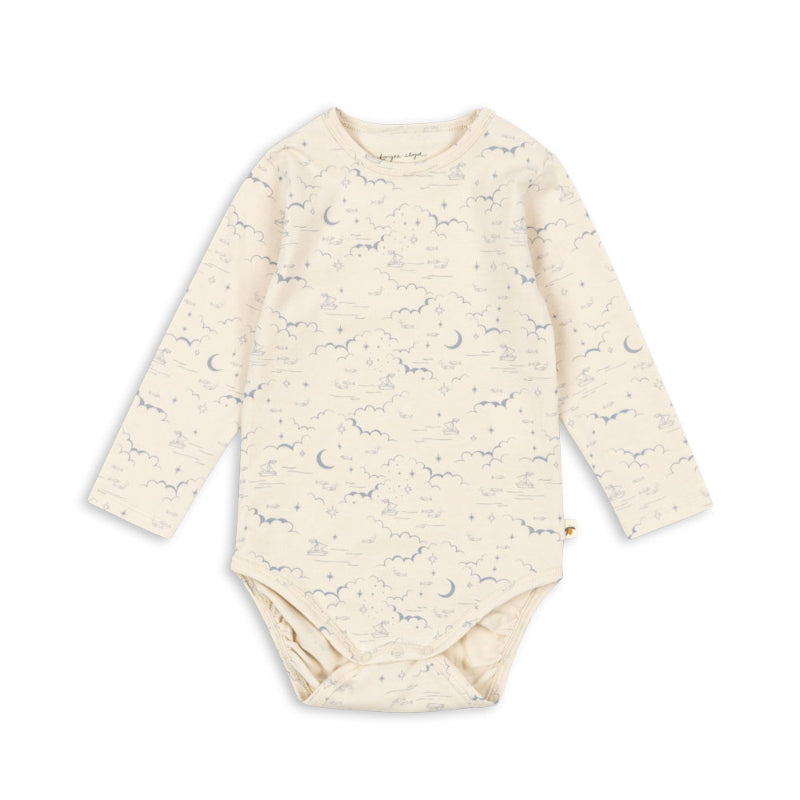 Konges Sløjd - Long-sleeved baby bodysuit - Cielo Marino | Scout & Co