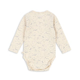 Konges Sløjd - Long-sleeved baby bodysuit - Cielo Marino | Scout & Co
