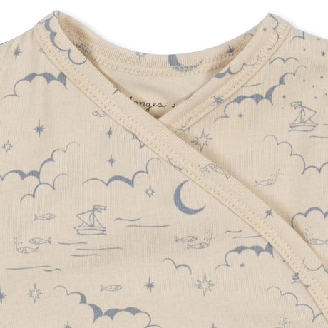 Konges Sløjd - Long-sleeved baby bodysuit - Cielo Marino | Scout & Co